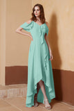 gorgeous feminine and romantic bridesmaid dress chiffon formal evening prom dresses gown
