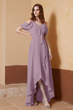 gorgeous feminine and romantic bridesmaid dress chiffon formal evening prom dresses gown