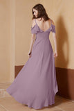 gorgeous feminine and romantic bridesmaid dress chiffon formal evening prom dresses gown