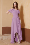 gorgeous feminine and romantic bridesmaid dress chiffon formal evening prom dresses gown