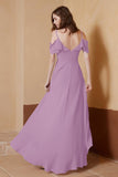 gorgeous feminine and romantic bridesmaid dress chiffon formal evening prom dresses gown