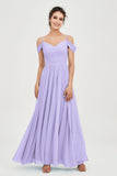 Spaghetti Straps Chiffon Pleated Ruched Bridesmaid Dress Long Formal Evening Dresses Gowns