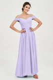 Spaghetti Straps Chiffon Pleated Ruched Bridesmaid Dress Long Formal Evening Dresses Gowns