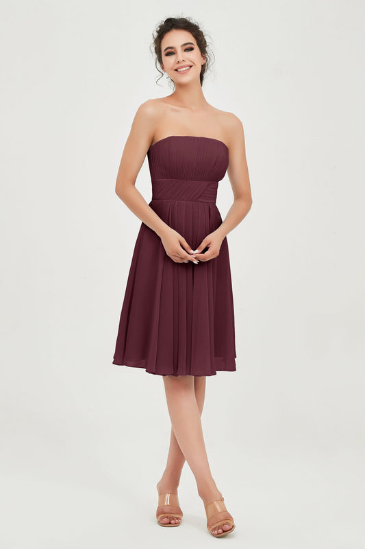 Short Junior Bridesmaid Dresses Wedding Party Guest Dress Homecoming Gowns