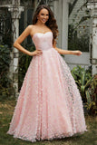 Sweetheart Applique Ruffles A-Line Floor-Length Prom Party Ball Gown Evening Wedding Dresses