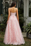 Sweetheart Applique Ruffles A-Line Floor-Length Prom Party Ball Gown Evening Wedding Dresses