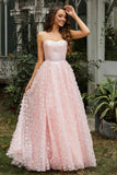 Sweetheart Applique Ruffles A-Line Floor-Length Prom Party Ball Gown Evening Wedding Dresses