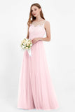Gorgeous lace top maxi tulle dress prom evening wedding dresses formal bridesmaid bridal gowns