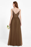 Gorgeous lace top maxi tulle dress prom evening wedding dresses formal bridesmaid bridal gowns