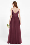 Gorgeous lace top maxi tulle dress prom evening wedding dresses formal bridesmaid bridal gowns