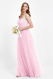 Gorgeous lace top maxi tulle dress prom evening wedding dresses formal bridesmaid bridal gowns