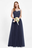 Gorgeous lace top maxi tulle dress prom evening wedding dresses formal bridesmaid bridal gowns