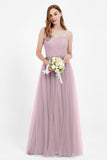 Gorgeous lace top maxi tulle dress prom evening wedding dresses formal bridesmaid bridal gowns