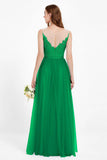Gorgeous lace top maxi tulle dress prom evening wedding dresses formal bridesmaid bridal gowns