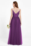 Gorgeous lace top maxi tulle dress prom evening wedding dresses formal bridesmaid bridal gowns