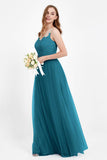 Gorgeous lace top maxi tulle dress prom evening wedding dresses formal bridesmaid bridal gowns