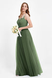 Gorgeous lace top maxi tulle dress prom evening wedding dresses formal bridesmaid bridal gowns