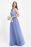 Gorgeous lace top maxi tulle dress prom evening wedding dresses formal bridesmaid bridal gowns