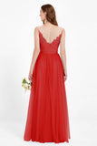 Gorgeous lace top maxi tulle dress prom evening wedding dresses formal bridesmaid bridal gowns