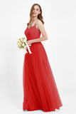 Gorgeous lace top maxi tulle dress prom evening wedding dresses formal bridesmaid bridal gowns