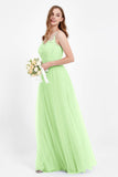 Gorgeous lace top maxi tulle dress prom evening wedding dresses formal bridesmaid bridal gowns