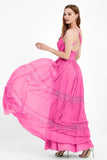 Spaghetti Straps V Neckline Chiffon Lace Bridesmaid Dresses Women's Formal Evening Gowns