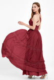 Spaghetti Straps V Neckline Chiffon Lace Bridesmaid Dresses Women's Formal Evening Gowns