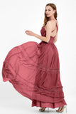 Spaghetti Straps V Neckline Chiffon Lace Bridesmaid Dresses Women's Formal Evening Gowns