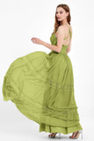 Spaghetti Straps V Neckline Chiffon Lace Bridesmaid Dresses Women's Formal Evening Gowns