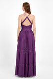 Spaghetti Straps V Neckline Chiffon Lace Bridesmaid Dresses Women's Formal Evening Gowns
