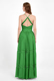 Spaghetti Straps V Neckline Chiffon Lace Bridesmaid Dresses Women's Formal Evening Gowns
