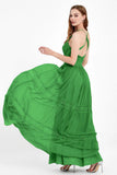 Spaghetti Straps V Neckline Chiffon Lace Bridesmaid Dresses Women's Formal Evening Gowns