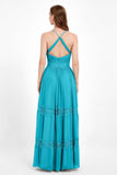 Spaghetti Straps V Neckline Chiffon Lace Bridesmaid Dresses Women's Formal Evening Gowns