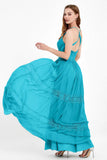 Spaghetti Straps V Neckline Chiffon Lace Bridesmaid Dresses Women's Formal Evening Gowns