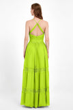 Spaghetti Straps V Neckline Chiffon Lace Bridesmaid Dresses Women's Formal Evening Gowns