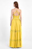 Spaghetti Straps V Neckline Chiffon Lace Bridesmaid Dresses Women's Formal Evening Gowns