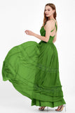Spaghetti Straps V Neckline Chiffon Lace Bridesmaid Dresses Women's Formal Evening Gowns