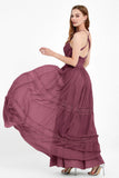 Spaghetti Straps V Neckline Chiffon Lace Bridesmaid Dresses Women's Formal Evening Gowns