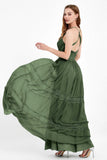 Spaghetti Straps V Neckline Chiffon Lace Bridesmaid Dresses Women's Formal Evening Gowns