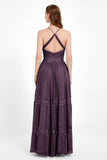 Spaghetti Straps V Neckline Chiffon Lace Bridesmaid Dresses Women's Formal Evening Gowns