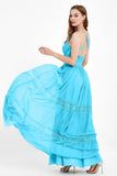 Spaghetti Straps V Neckline Chiffon Lace Bridesmaid Dresses Women's Formal Evening Gowns