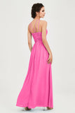 Empire Halter Chiffon Women's Bridesmaid Dress Ruched Formal Evening Prom Gowns