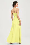 Empire Halter Chiffon Women's Bridesmaid Dress Ruched Formal Evening Prom Gowns