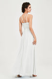 Empire Halter Chiffon Women's Bridesmaid Dress Ruched Formal Evening Prom Gowns