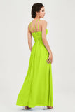 Empire Halter Chiffon Women's Bridesmaid Dress Ruched Formal Evening Prom Gowns