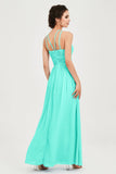 Empire Halter Chiffon Women's Bridesmaid Dress Ruched Formal Evening Prom Gowns