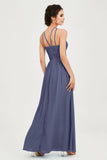 Empire Halter Chiffon Women's Bridesmaid Dress Ruched Formal Evening Prom Gowns