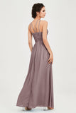 Empire Halter Chiffon Women's Bridesmaid Dress Ruched Formal Evening Prom Gowns