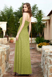 Spaghetti Straps Lace Formal Evening Dresses Square Party Bridesmaid Dress with Slit