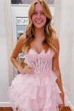 Cute A Line Light Blue Organza Homecoming Dresses